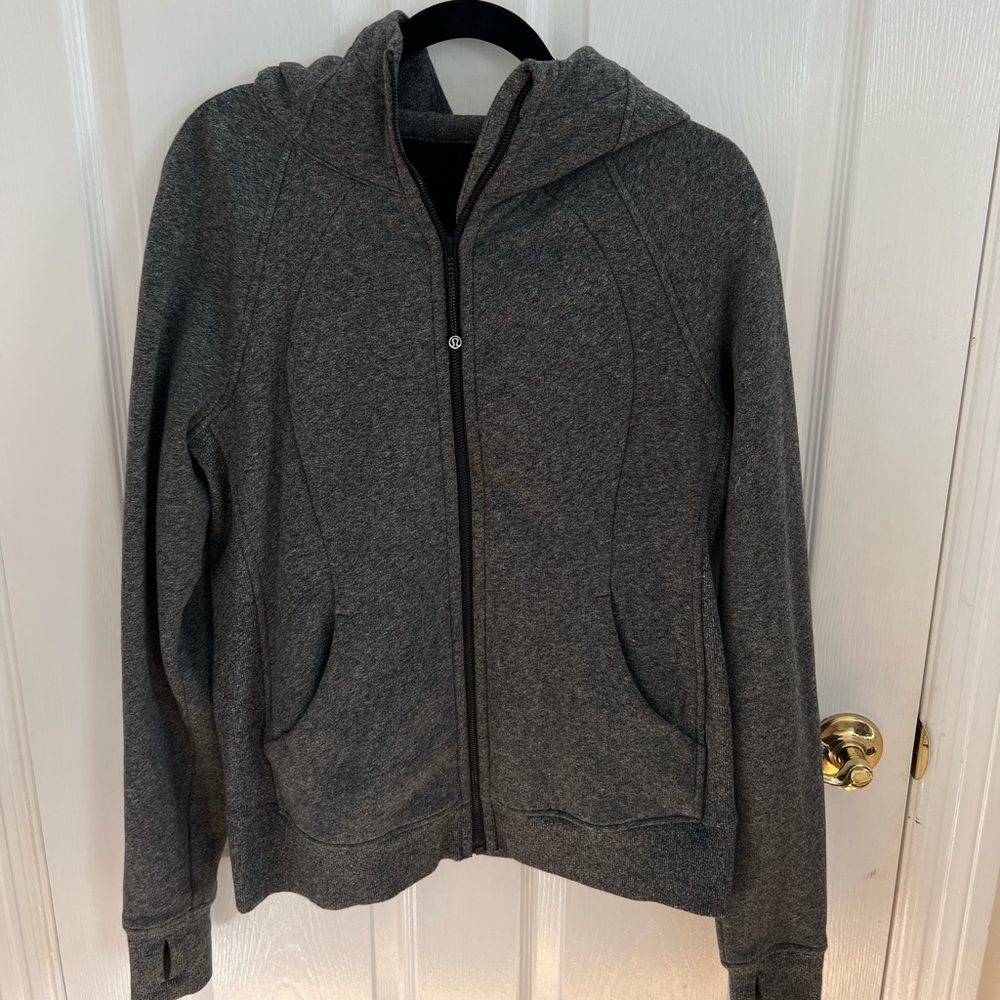 Lululemon Gray Zip-Up Hoodie